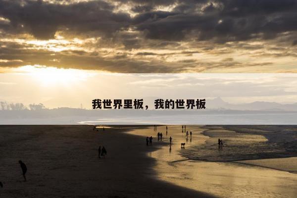 我世界里板，我的世界板