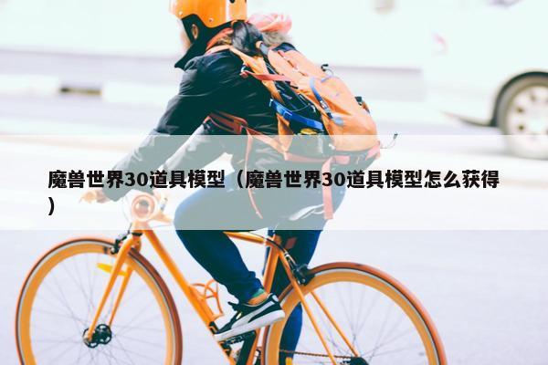 魔兽世界30道具模型（魔兽世界30道具模型怎么获得）