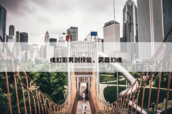 魂幻影男剑技能，武器幻魂