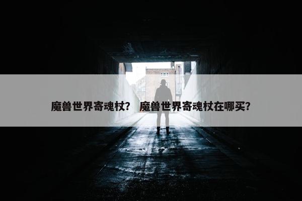 魔兽世界寄魂杖？ 魔兽世界寄魂杖在哪买？