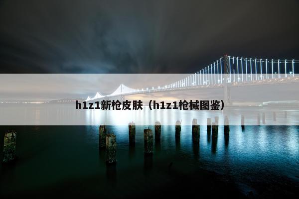 h1z1新枪皮肤（h1z1枪械图鉴）