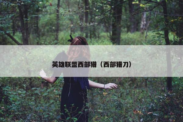 英雄联盟西部猎（西部猎刀）