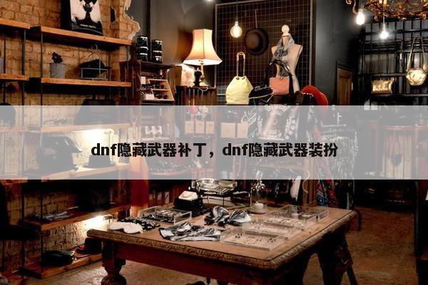 dnf隐藏武器补丁，dnf隐藏武器装扮