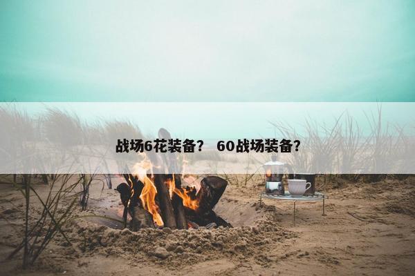 战场6花装备? 60战场装备? 战场6花装备? 60战场装备?