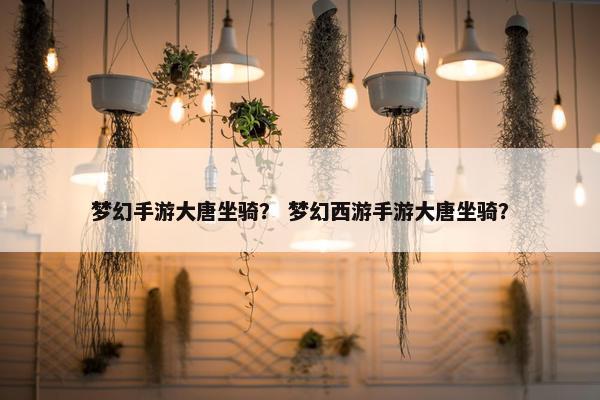 梦幻手游大唐坐骑? 梦幻西游手游大唐坐骑? 梦幻手游大唐坐骑? 梦幻西游手游大唐坐骑?