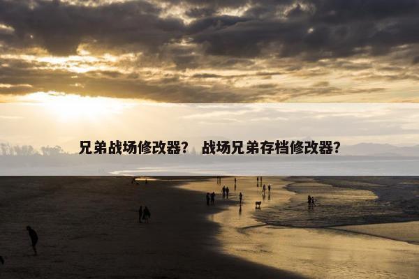 兄弟战场修改器？ 战场兄弟存档修改器？