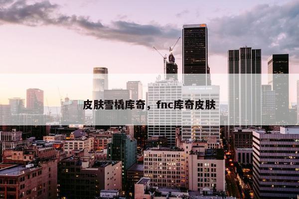 皮肤雪橇库奇，fnc库奇皮肤