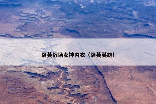 洛英战场女神内衣（洛英英雄）