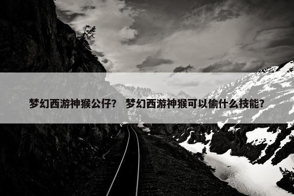梦幻西游神猴公仔？ 梦幻西游神猴可以偷什么技能？