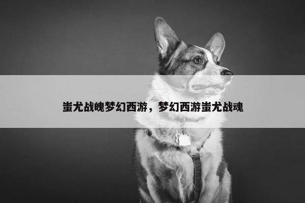 蚩尤战魄梦幻西游，梦幻西游蚩尤战魂