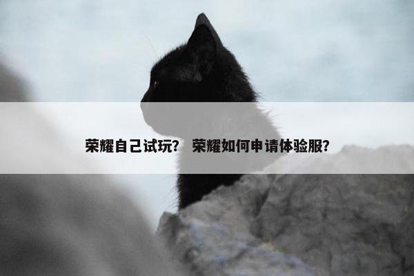 荣耀自己试玩？ 荣耀如何申请体验服？