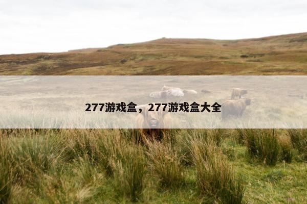 277游戏盒，277游戏盒大全