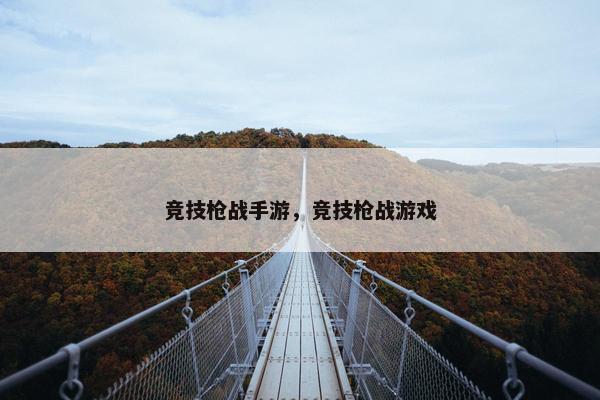 竞技枪战手游，竞技枪战游戏