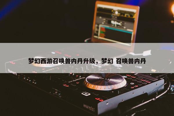 梦幻西游召唤兽内丹升级，梦幻 召唤兽内丹