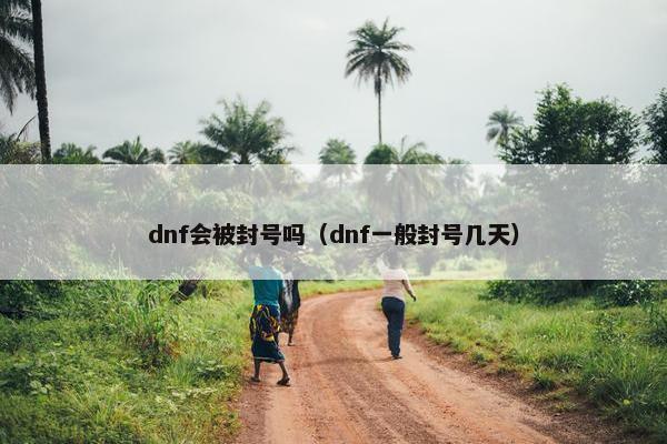 dnf会被封号吗（dnf一般封号几天）