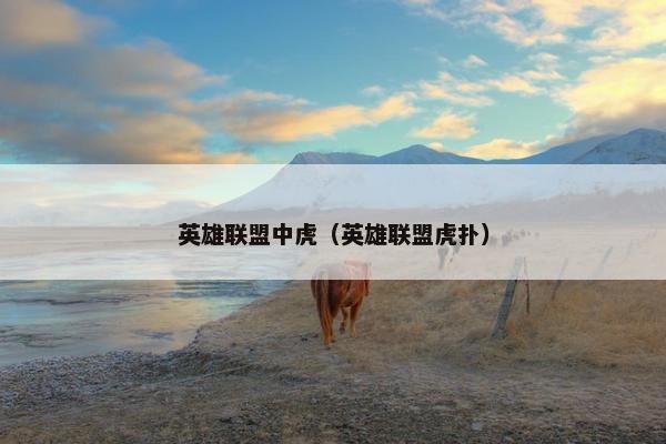 英雄联盟中虎（英雄联盟虎扑）