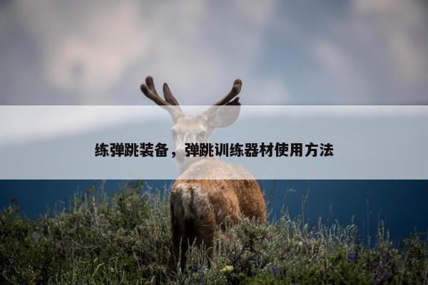练弹跳装备，弹跳训练器材使用方法
