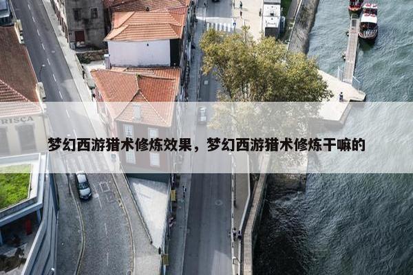 梦幻西游猎术修炼效果，梦幻西游猎术修炼干嘛的