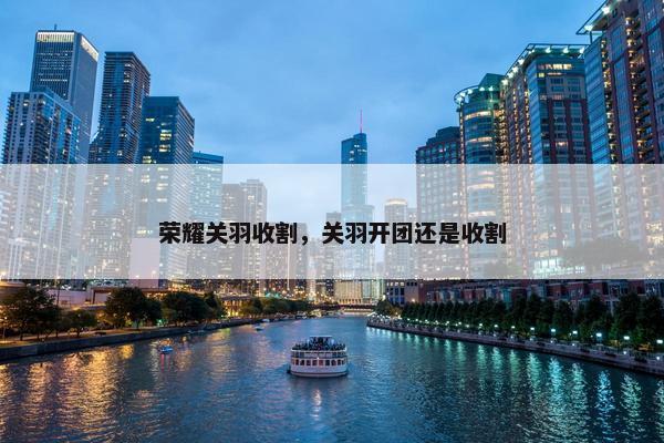 荣耀关羽收割，关羽开团还是收割