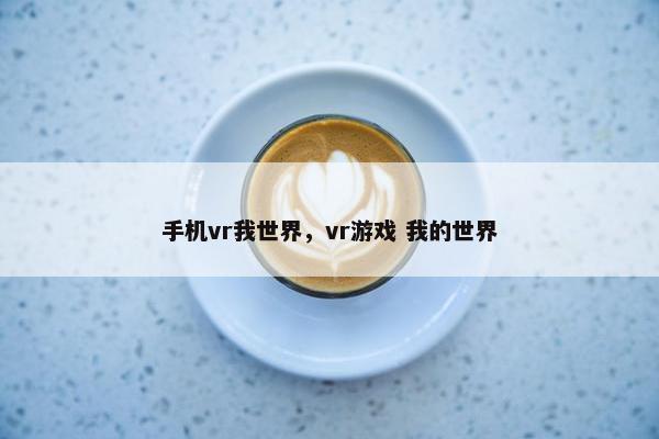 手机vr我世界，vr游戏 我的世界