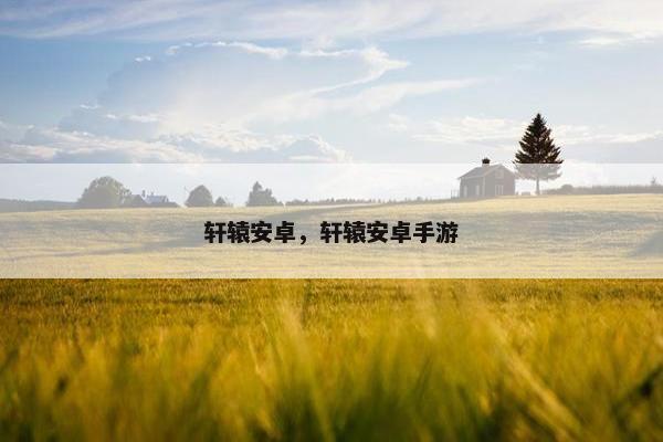 轩辕安卓，轩辕安卓手游