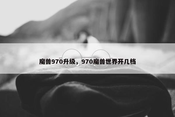 魔兽970升级，970魔兽世界开几档