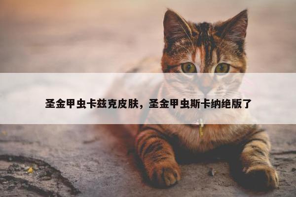 圣金甲虫卡兹克皮肤，圣金甲虫斯卡纳绝版了