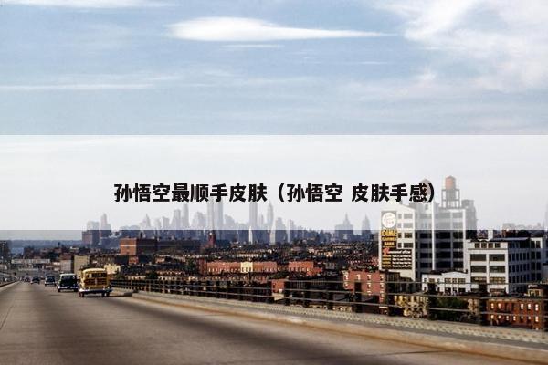 孙悟空最顺手皮肤（孙悟空 皮肤手感）