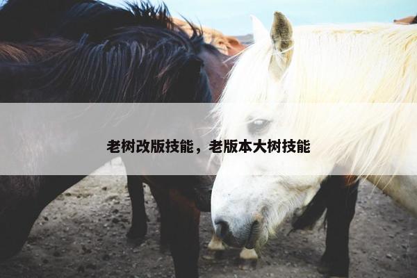 老树改版技能，老版本大树技能