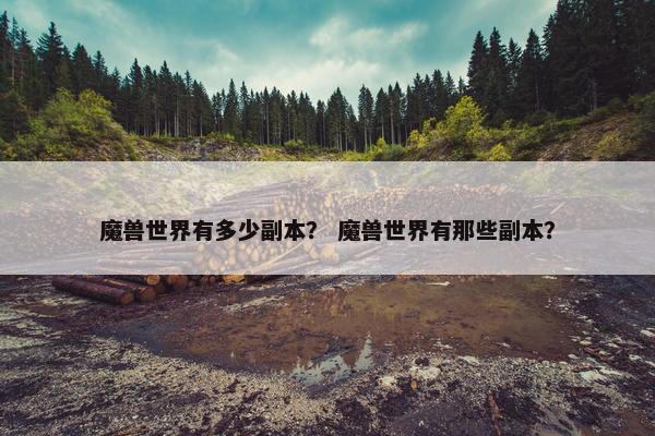 魔兽世界有多少副本？ 魔兽世界有那些副本？